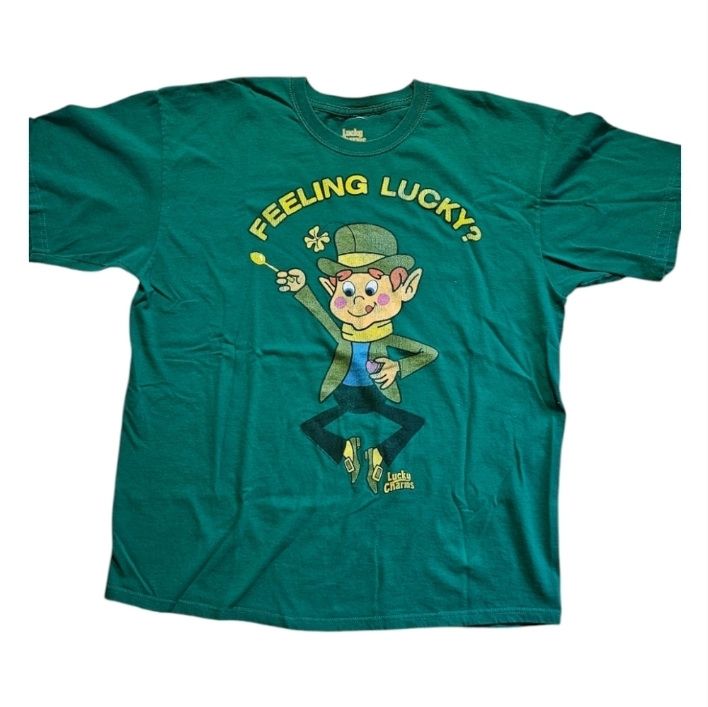 St Patricks Day T-shirt Irish Lucky St Paddys Leprechaun Shamrock Green​​​​​